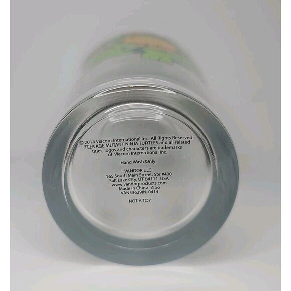 Teenage Mutant Ninja Turtle TMNT 2014 Drinking Glass RARE! Raphael - Picture 2 of 2